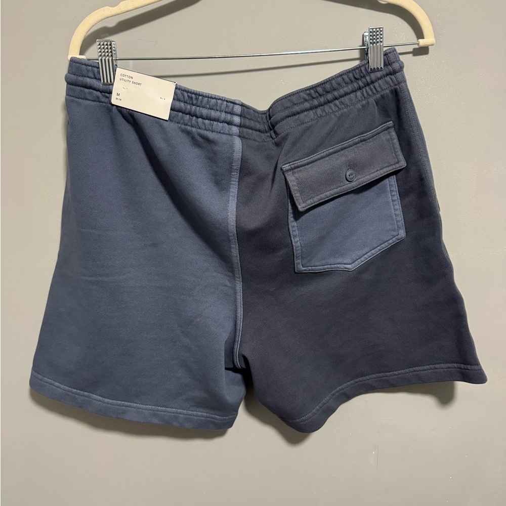 NWT- American Eagle- Men’s Two-Tone Blue Cotton Utility Shorts. Size M - Picture 4 of 7